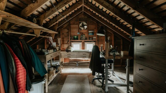 Aménagement des combles.